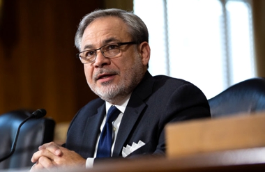 Energy secretary nominee Dan Brouillette during his confirmation hearing yesterday. Francis Chung/E&E New