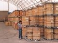 waste storage at NTS-- 70-gallon steel drums