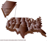 Site Map &ndash; Yucca Mountain