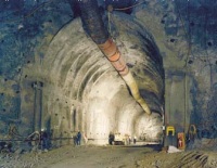 Yucca Mountain - first tunnel construction